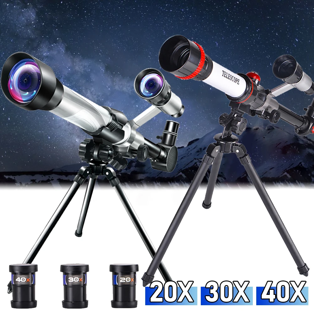 Hd-teleskop astronomiskt teleskop hög förstoring monokulär barn vetenskapligt experiment kikare undervisning
