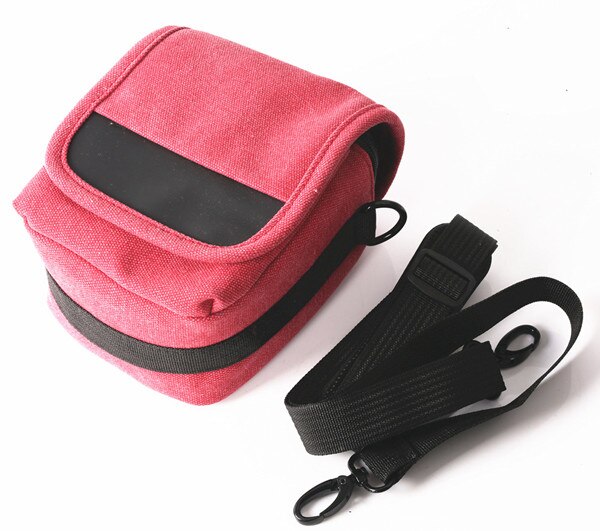 Etui étanche pour sac photo avec sangle et boucle de ceinture pour Canon EOS M100 M6 M10 SX540 SX530 SX430 SX420 SX410 G9X G7X III II: Red