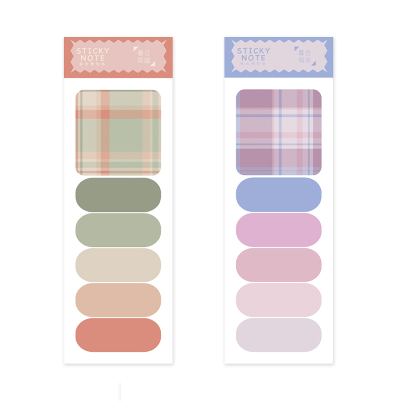 120 Sheets/Pack Leuke Memo Pad Kleurrijke Sticky Notes Briefpapier Planner Stickers Kawaii Notebooks Kantoor School Bericht Levert