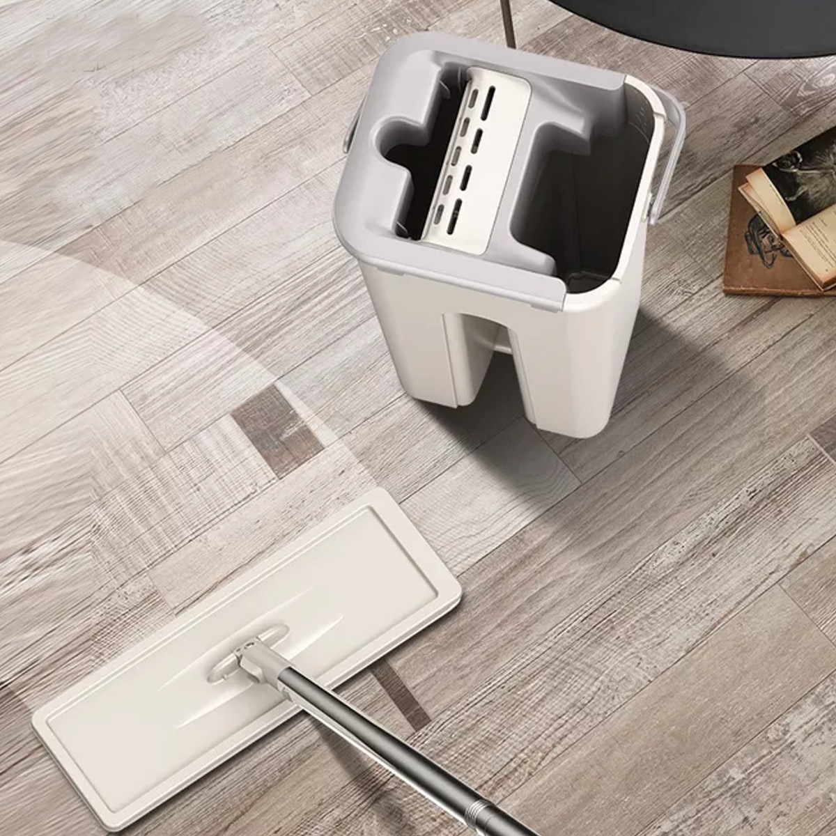 Spray Automatic Spin Mop Avoid Hand Washing Ultrafine Fiber Cleaning Cloth Home Kitchen Wooden Floor Lazy Fellow Mop