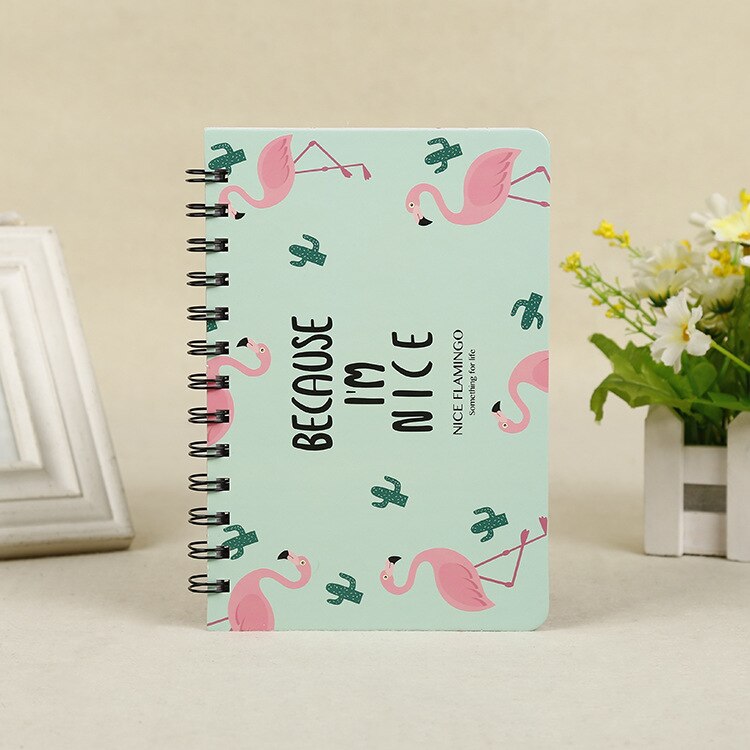 Leuke Notebook Draagbare Agenda A6 Dagboek Journal Wekelijkse Maandelijkse Planner Schoolbenodigdheden Stationair Organizer Schema: C Flamingo 03
