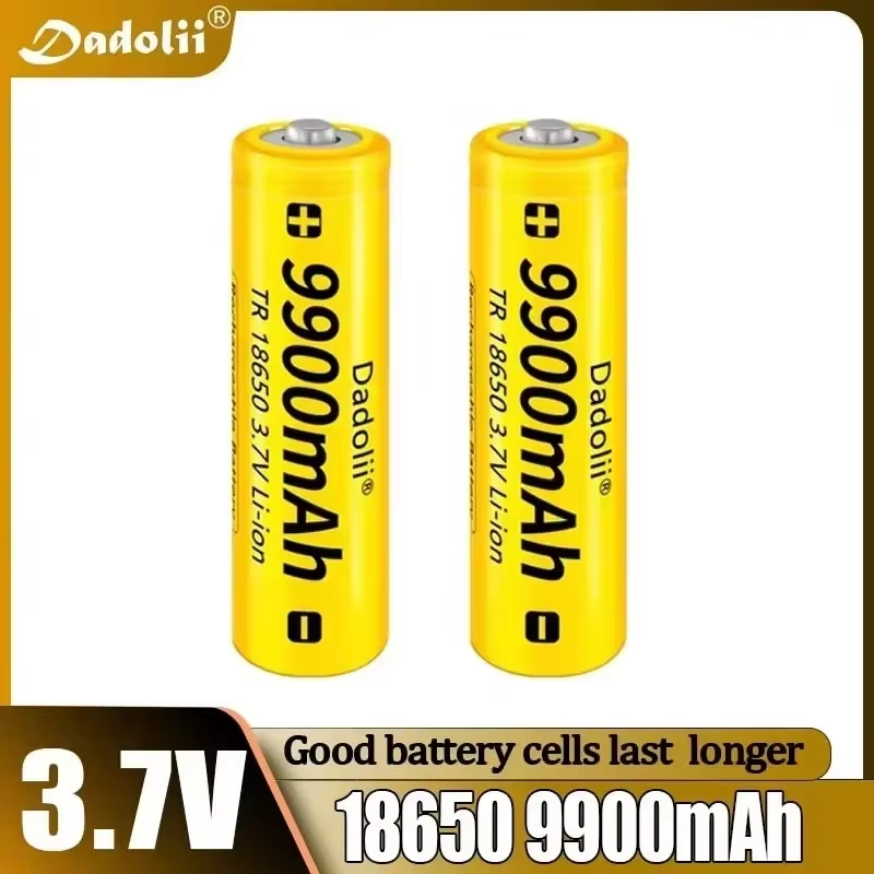 1-40pcs/Lot 18650 battery 3.7V 9900mAh rechargeable liion battery for Led flashlight Torch batery litio battery