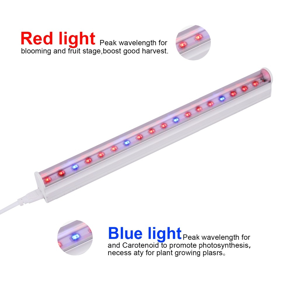 Led Grow Light T5 Tube 5730 Grow Tent Phyto Lamps For Plants Indoor Flowers Vegetable Aquarium Hydroponic System Greenhouse