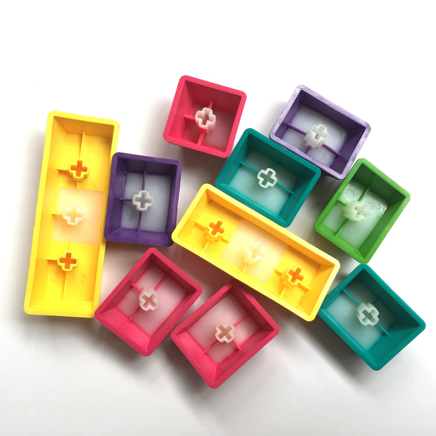 PBT Backlit Keycaps Doubleshot CMYK Keyset OEM Profile For Cherry/Kailh/Outemu/ Gateron MX Switches Mechanical Gaming Keyboard