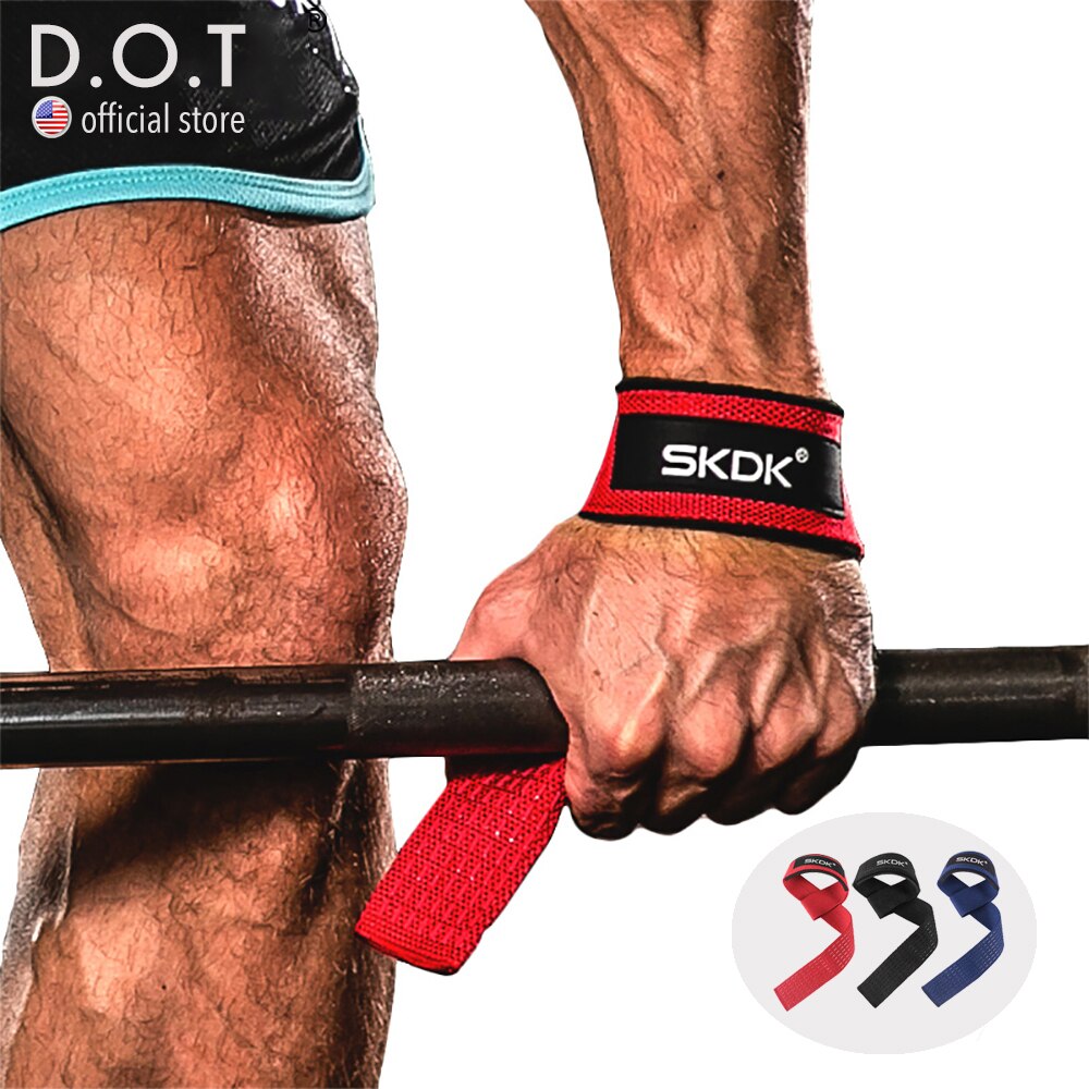Sangles de sécurité antidérapantes pour le Sport, Support de poignet, poignées de Crossfit, Fitness, musculation, haltérophilie