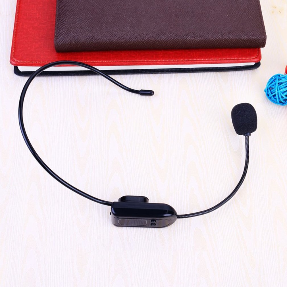 Mini Portable 2.4G Wireless Microphone Headphones Amplifier Radio Microphone for PC Speaker Teacher Conference Guide