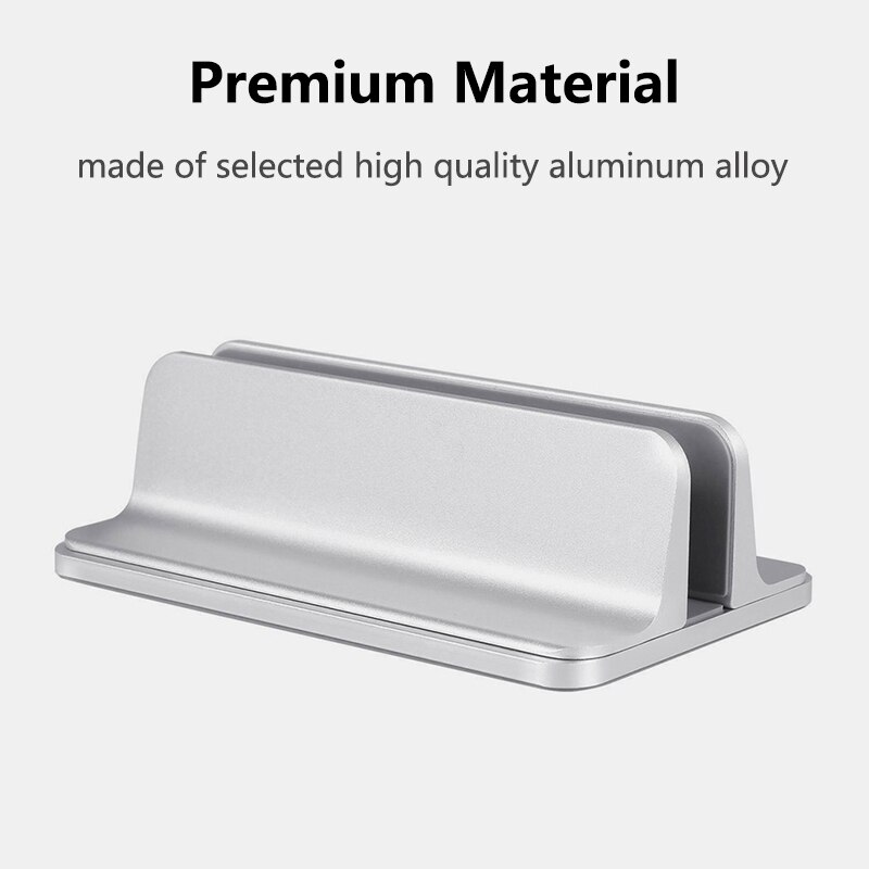 Til macbook air pro lodret stativ holder desktop justerbar metal aluminiumslegering computer notebook laptop holder tilbehør