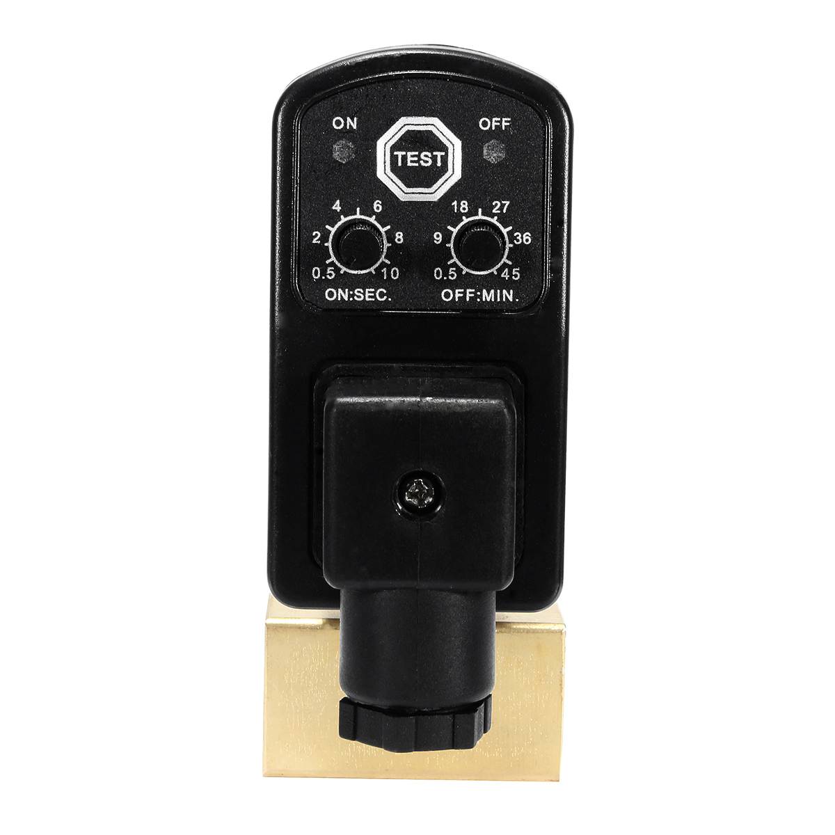 AC110V 1/2inch Electronic Timed Drain Valve Two-way Direct-acting Valve Air Compressor Condensate Automatic Drain Valve