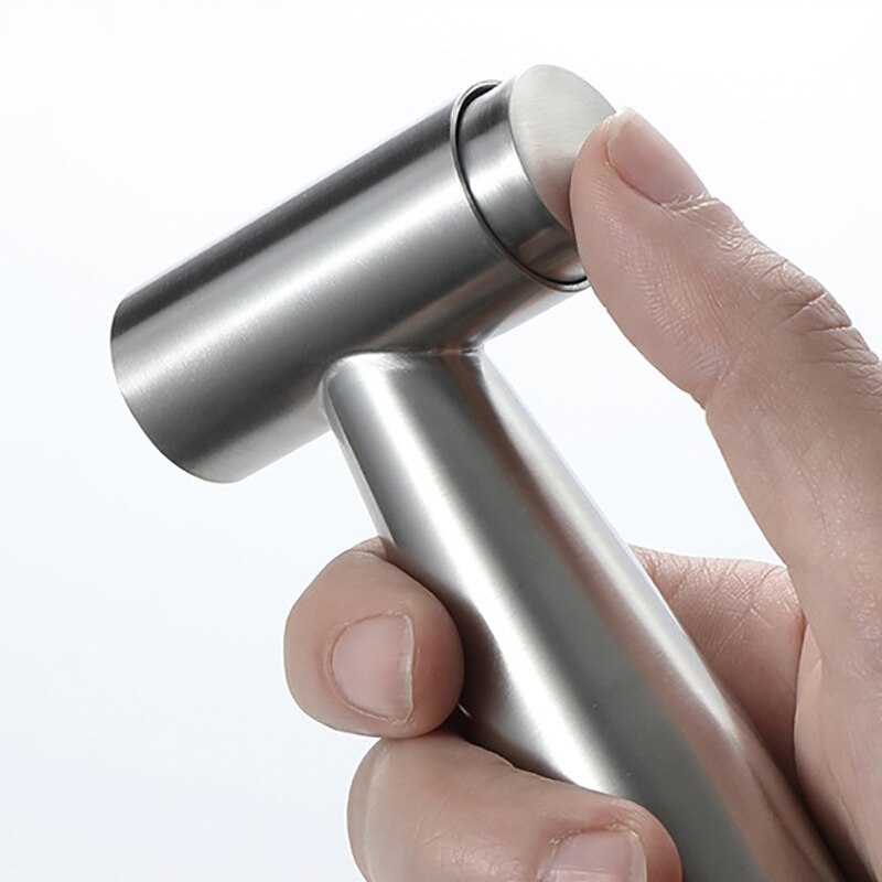 Rvs Handheld Bidet Kraan Douche Bidet Douche Spray Wc Shattaf Spuit Douche Slang Douche Base
