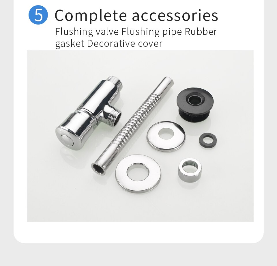 Copper Urinal Flush Valve, Hand-Push Urinal Flush Valve, Toilet Urinal Switch, Delay Valve