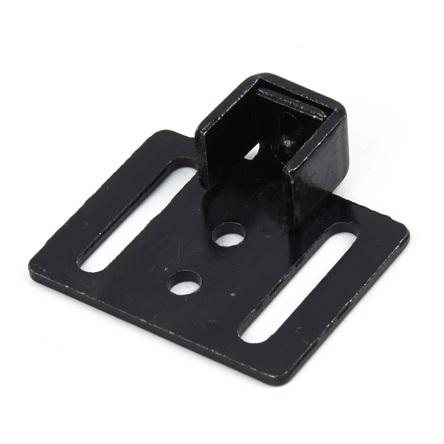 Black European Stainless Sliding Barn Wood Door Closet Hardware Track System Set