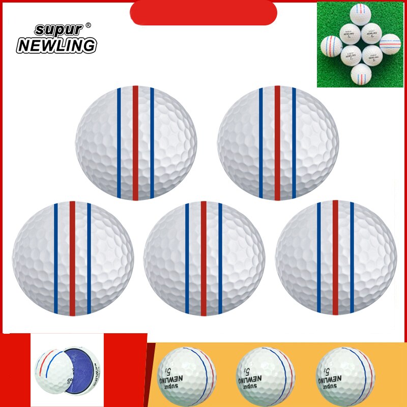 12pc/bag 3 line golf ball 3 layers Performance golf game ball brand balls Prior Generation Soft Triple Track Golf aids