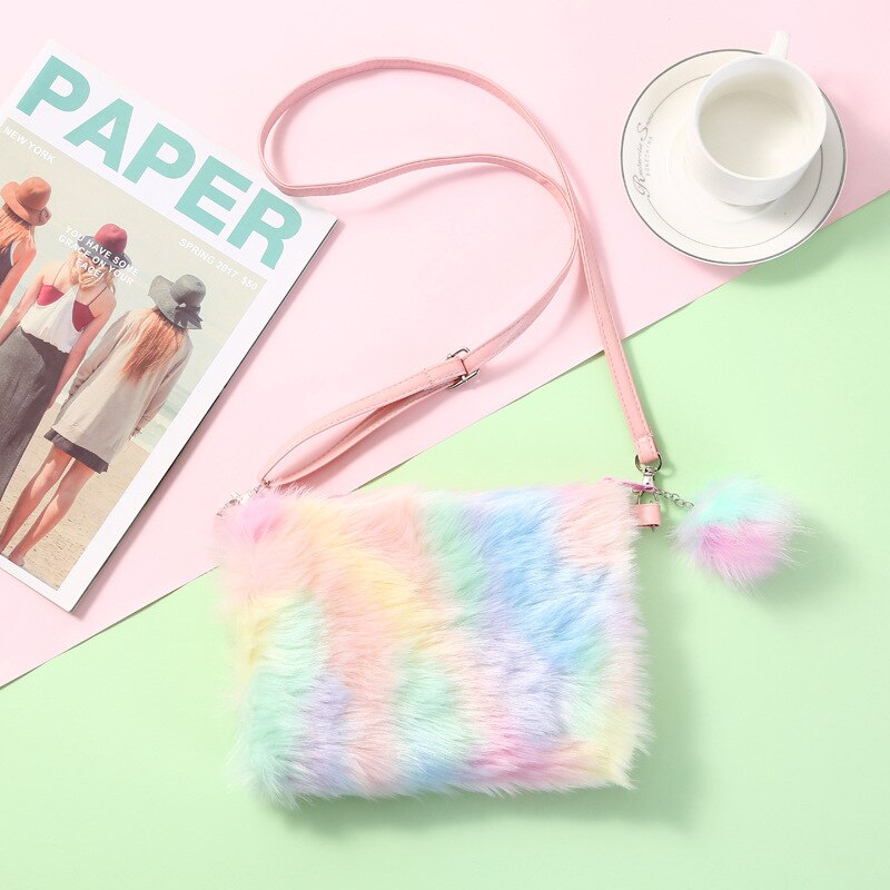Mode Kinderen Meisjes Schoudertas Leuke Eenhoorn Dieren Messenger Bag Kids Sleutels Portemonnee Schattige Prinses Mini Handtas: a