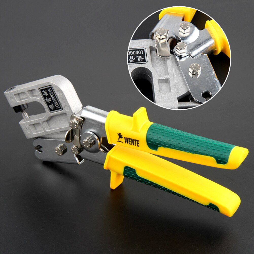 Punch Pliers Installation Partition Drywall Tool Metal Stud Crimpers Joiner Lock Plaster Board Non-Slip Fastening TPR Handle