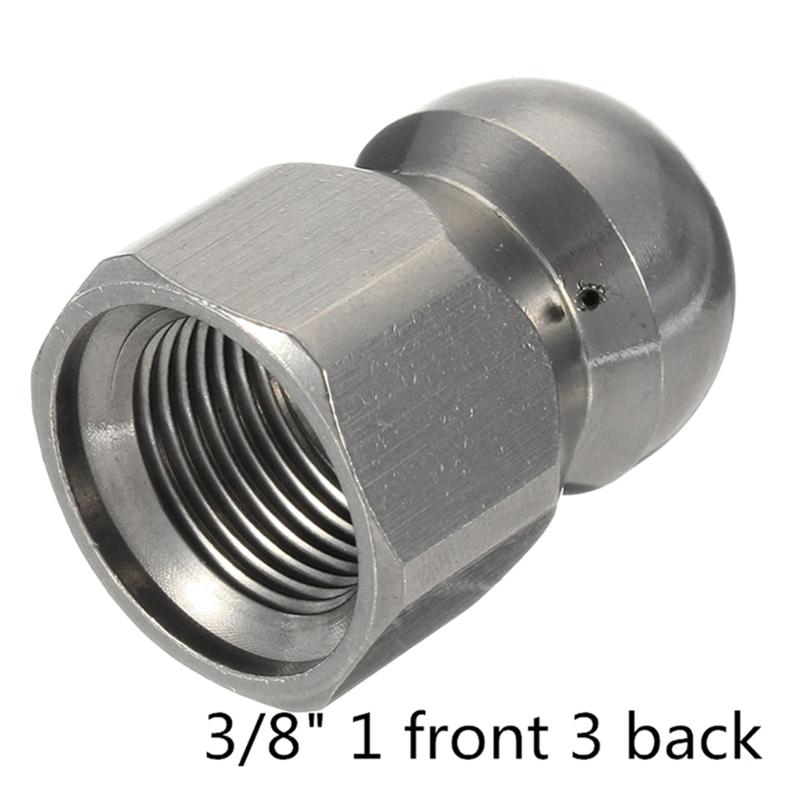 High Pressure Washer Pipe Spray Nozzle, Spray Nozzle, Nose Pressure, Drain Pipe,1 / 8 1/4 3 / 8 BSP Female Thread: 6