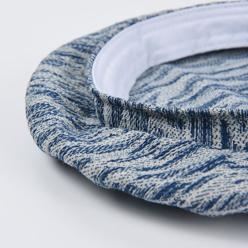 Zomer Lente Katoen Linnen Baret Voor Vrouwen Dames Gestreepte Franse Hoed Ademend Retro Schilder Hoeden