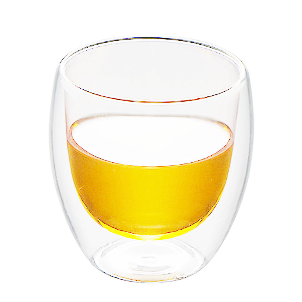 250/350/450ml copa de vidrio de vino café de leche doble capa de aislamiento de vidrio de agua taza de bebida vaso de whisky vasos de vidrio