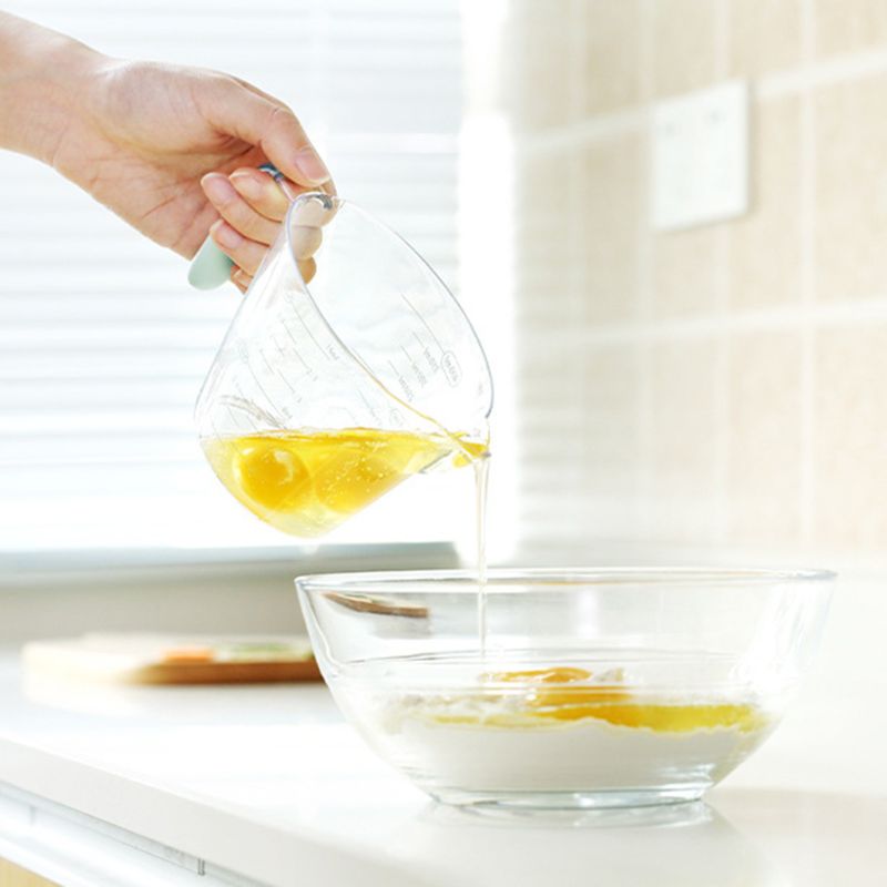 200/400/900ml Graduated Clear Plastic Measuring Cup 3 Sizes Measuring Device for Jug Pour Spout Liquid Measurement Container Kit