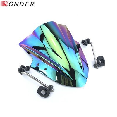 Motorcycle Motorbike Windshield WindScreen For Benelli BJ600 BN600i TNT600 BJ300 BJ250 BN BJ TNT 250 251 300 302 600: Iridium