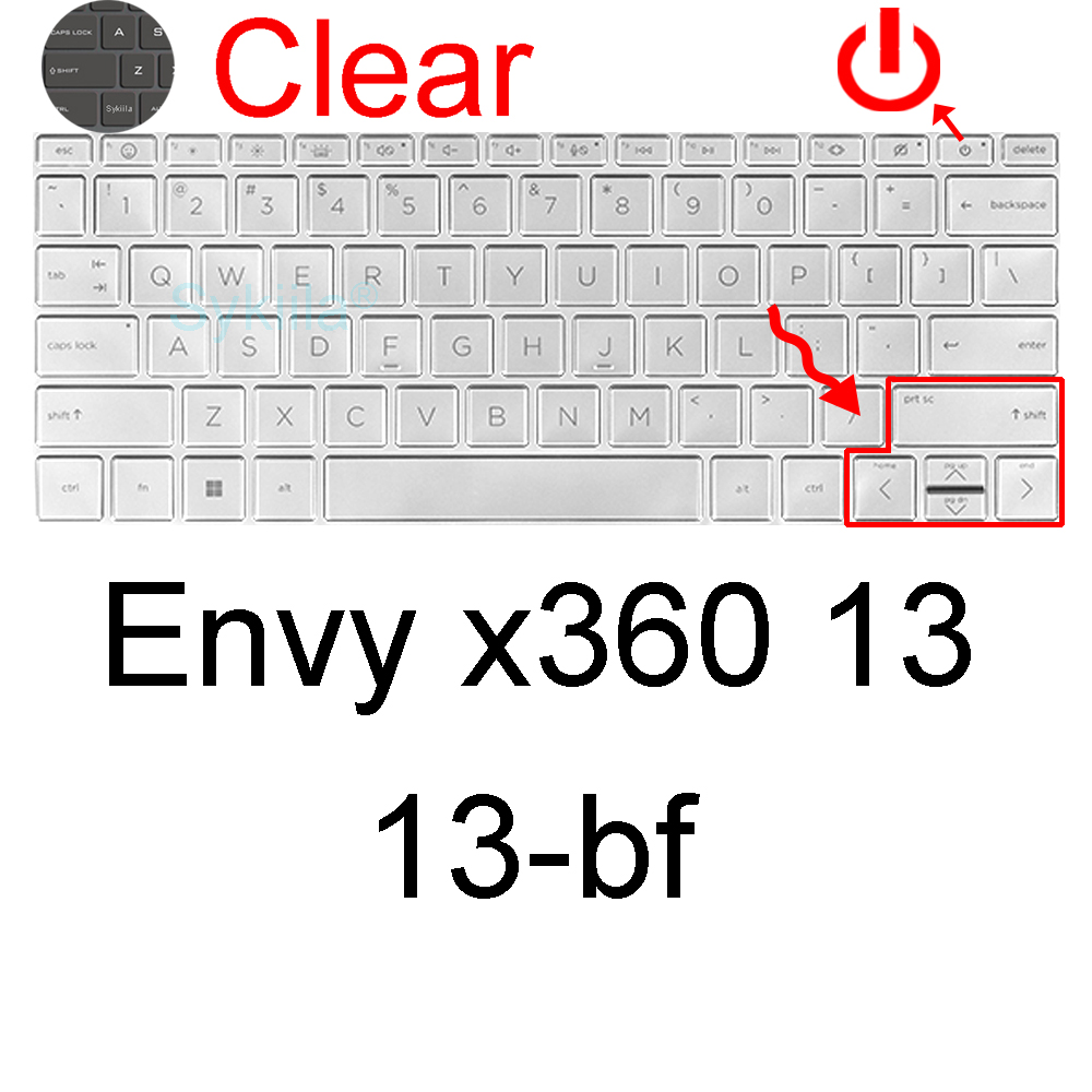Housse de clavier pour HP ENVY 13 13-BF 13-AY 13-AR 13-BA X360 13-BD 13-AG 13-AH 13-AQ 13-M 13-D, étui de protection en Silicone 13.3: Or