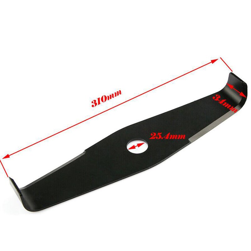 Manganese Steel Brush Cutter 2 Tooth Blade Lawn Mower Blade Cutting Blade Replacement Accessories Garden Tool