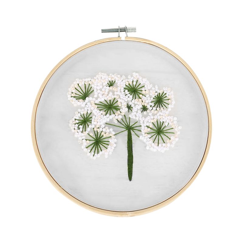 Planten Bloemen Borduurwerk Diy Garen Borduren Met Hoepel Schuur Naaien Kit Kruissteek Ambachten Hand-Gestikt Decor Europese stijl: D