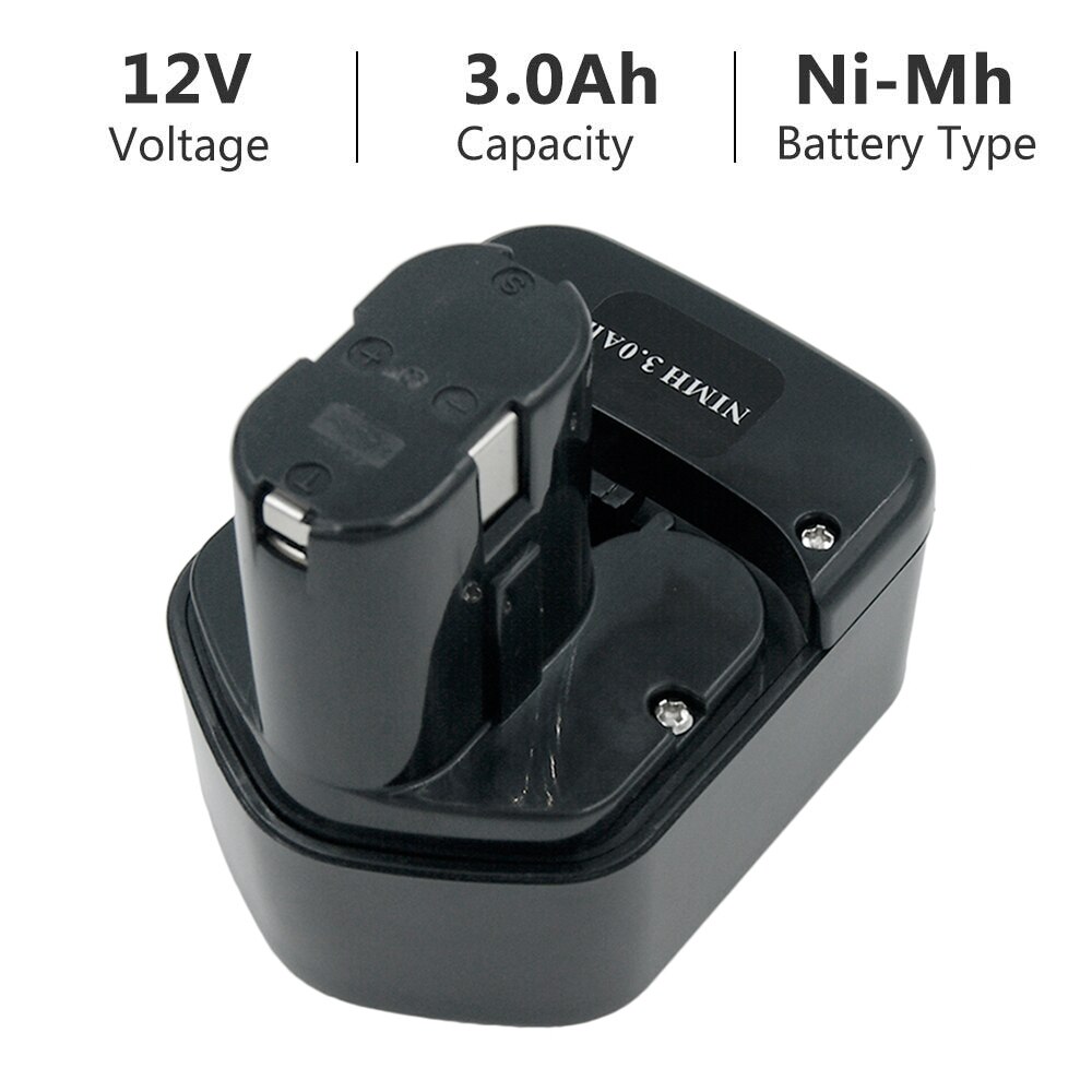 3000mAh Ni-MH Battery FOR HITACHI 12V EB1230R EB1230X EB1212S EB1214S EB1220BL EB1233X WR12DMR DS12DVF3 Tools Battery