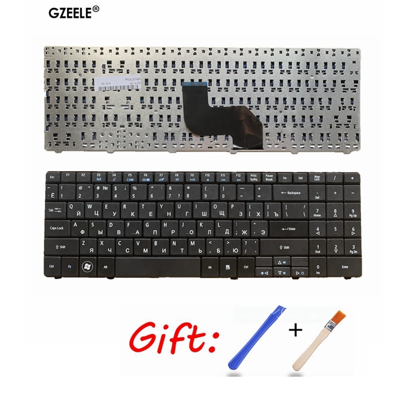laptop keyboard for Acer Aspire 5516 5517 5332 5532 5534 5732 5732Z 5732ZG 7713 7715 MP-08G63SU-528 RU LAYOUT black