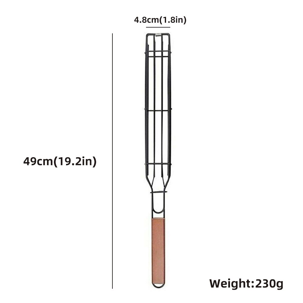 Portable Stainless Steel BBQ Grill Mesh Barbecue Tool Barbecue Basket Barbecue Grill Grill Kitchen Utensils Barbecue Tools