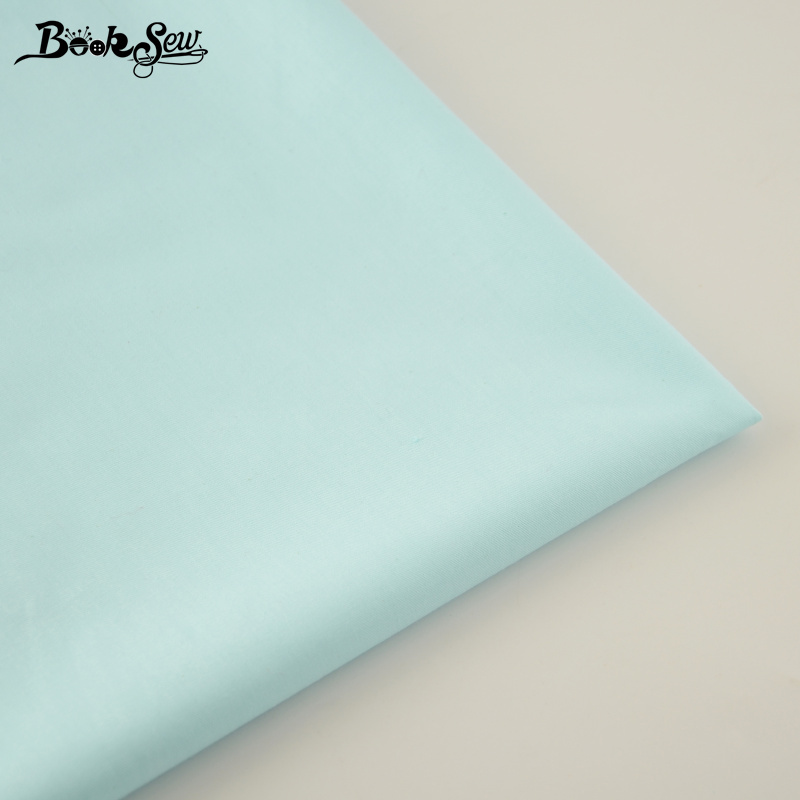 100% Twill Cotton Fabric Solid Sky Blue Color Patchwork Fabric Tecido Crafts Quilting Fat Quarter Home Textile Material