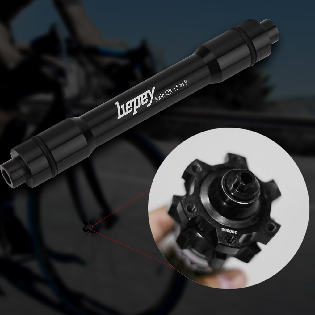 15Mm Tot 9Mm Fiets Voorwiel Steekas Adapter Mtb Fiets Quick Release Wielas Adapter Converter