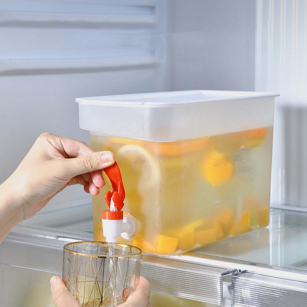 Drink Dispenser With Spigot Leakproof Plastic Water Container Cooling Large Beverage Dispenser Ideal For Juice Beer Ice