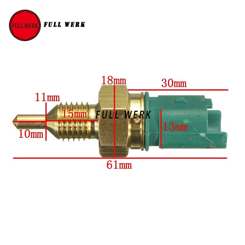 Water Temp Temperatuursensor Voor Peugeot 106 206 306 307 406 407 607 1007 1338A7 1338.A7