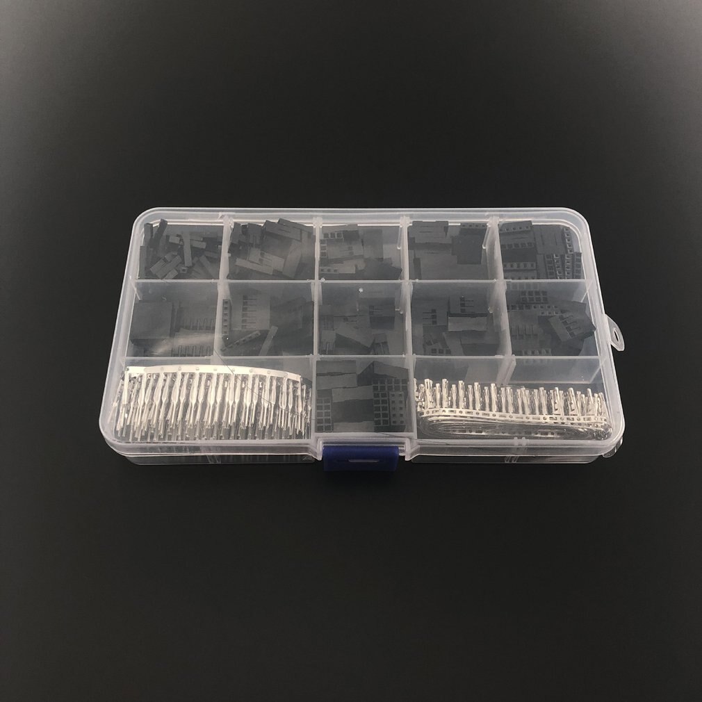 Kit de connecteurs Dupont pour câbles jumpers, 620mm, 2.54 pièces, broches mâles et femelles à sertir
