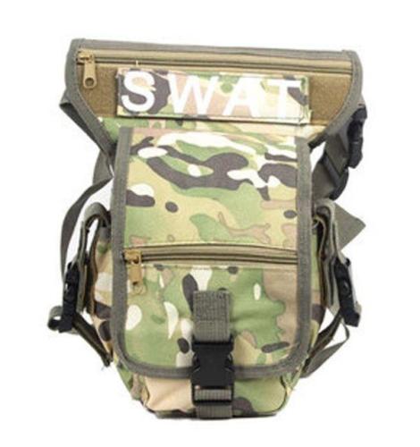 Riñonera de nailon para hombre, bolsa para pierna, muslo: Camouflagespattern A