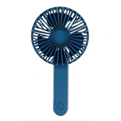 Mini Portable Handheld USB Rechargeable Cooling Fan Home Office Dorm Air Cooler: Blue