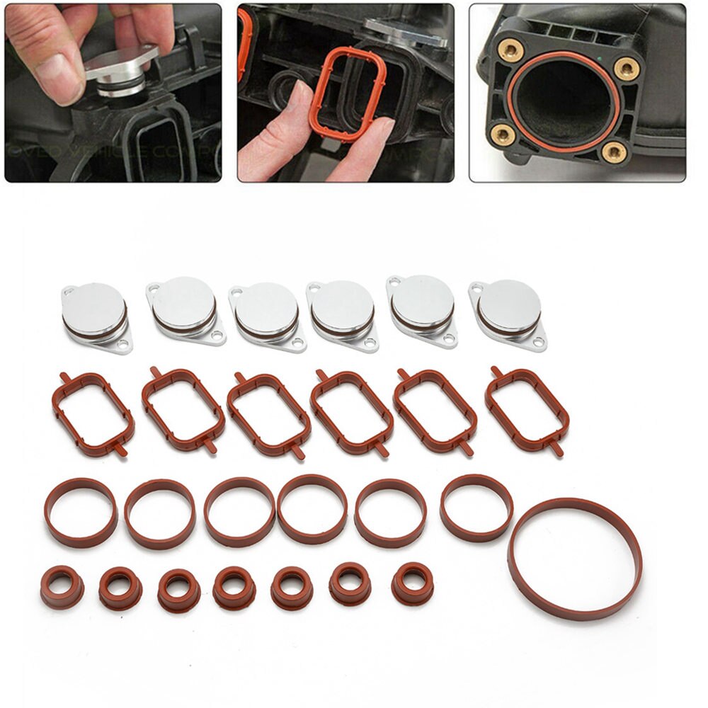 EPMAN 6 x 33MM Diesel Swirl Blanks Flaps Repair Delete Kit Removal Repair Kit For BMW M57 530D 330D 335D TKYD811A