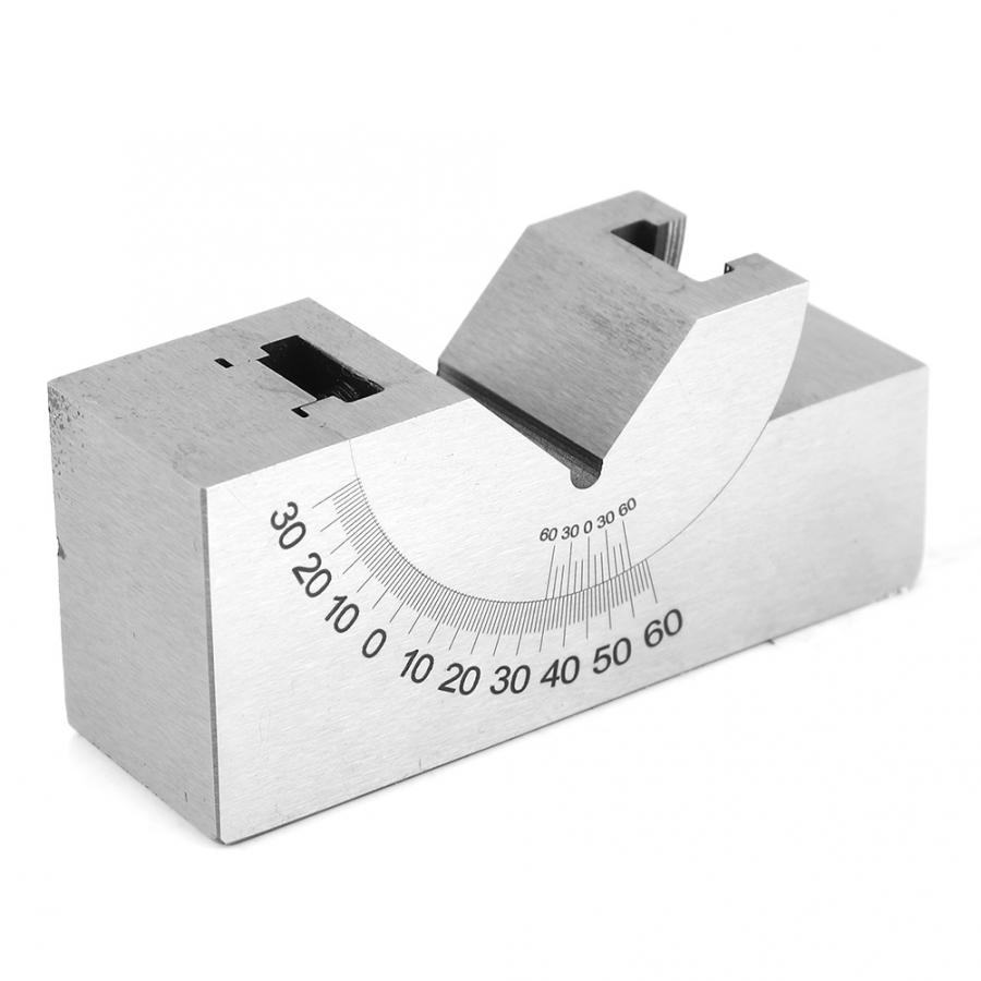 Angle block 75x25x36 AP30 Stainless Steel Accuracy Micro Adjustable Angle V Block Milling Angle Gauge