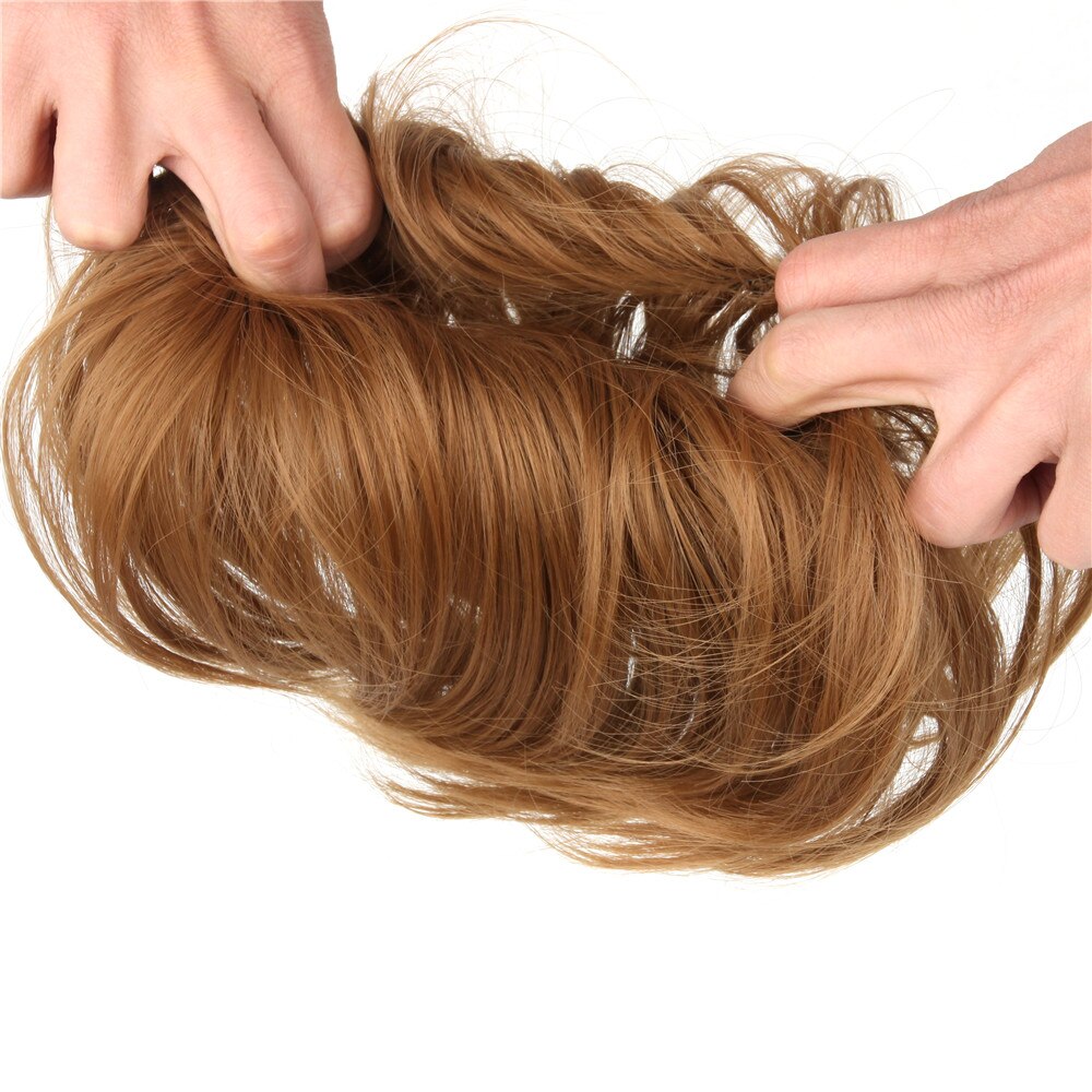 Extension de cheveux tousleo pour femmes | Extension de cheveux, queue de cheval avec bande de caoutchouc élastique, pour chignon