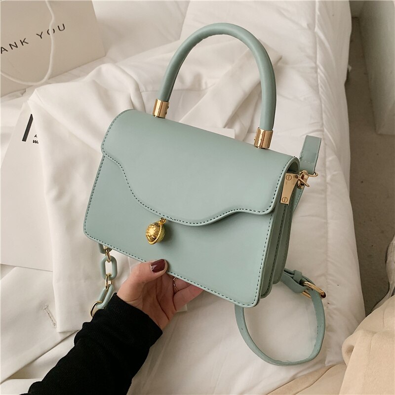 Kleine Flap Crossbody Tassen Voor Vrouwen Pu Lederen Draagtas Luxe Messenger Bag Lady Effen Kleur Schouder handtas: green