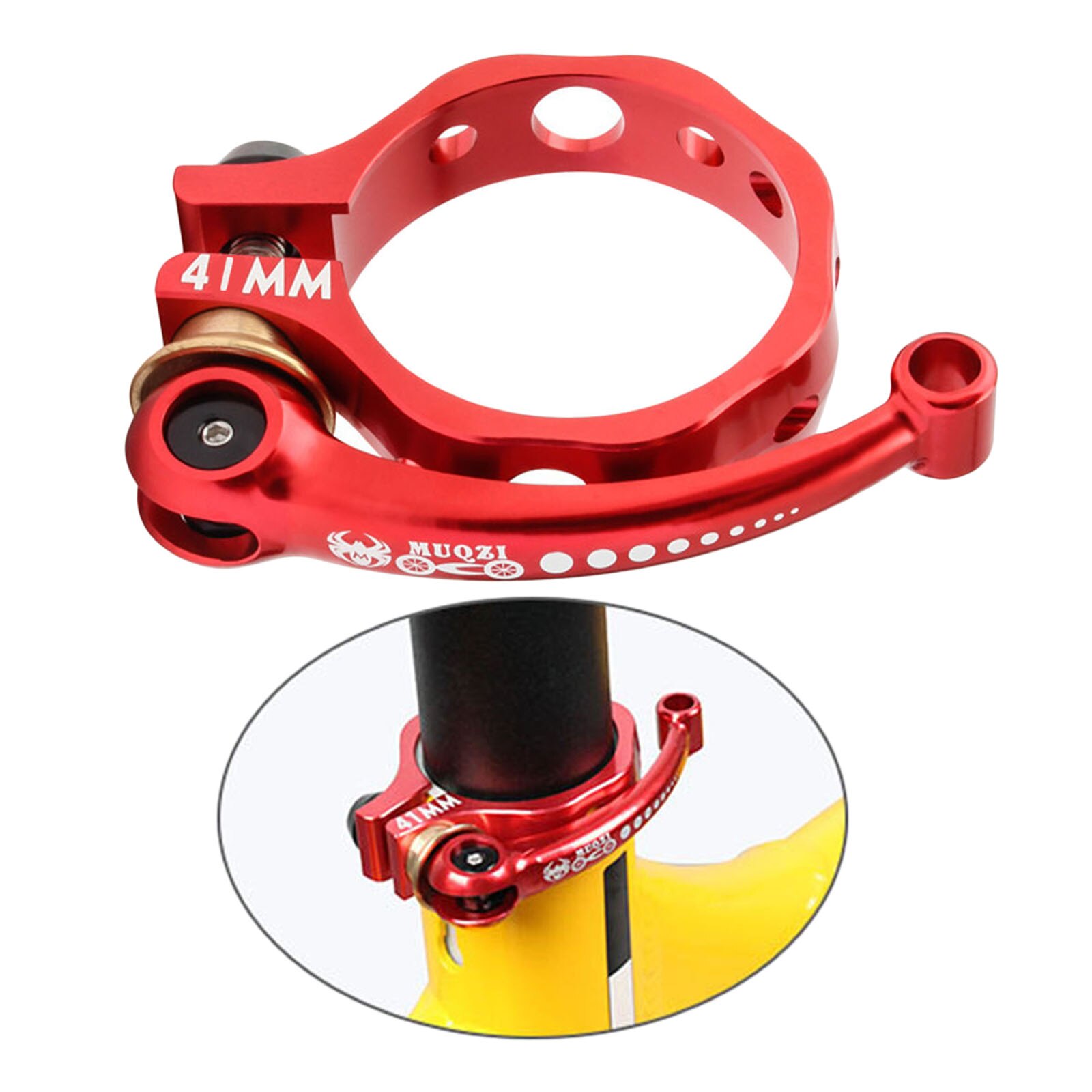 Fiets Zadelpen Klem Voor Vouwfiets Zadelpen Clip Gesp Slot, Aluminium Legering