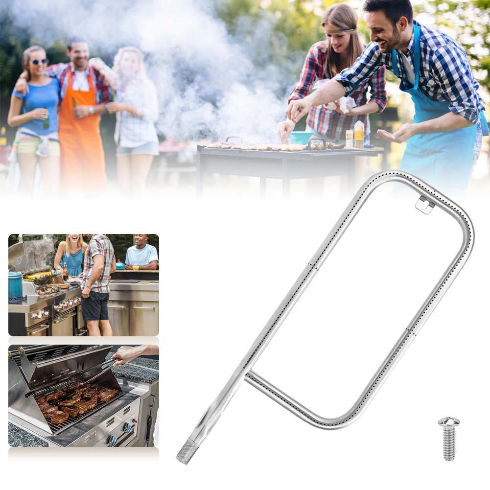 60041 brænderrør 304 grillbrændere i rustfrit stål 20.5 tommer gasgrill til weber  q200/q220/q2000/q2200 grilldele