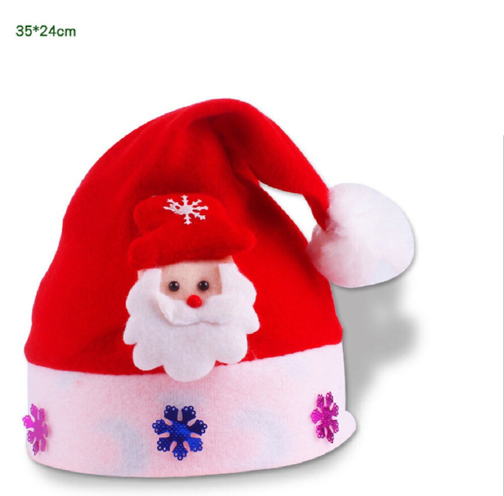 Christmas Hats 9 Types Santa Claus Hat Chrismas Xmas Adults Kids Unisex