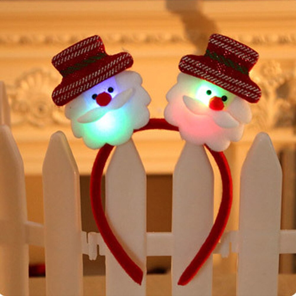 Christmas Shiny Tiara Christmas Reindeer Headband For Children Year Party Decor For Home Christmas Hair Accessories: 5