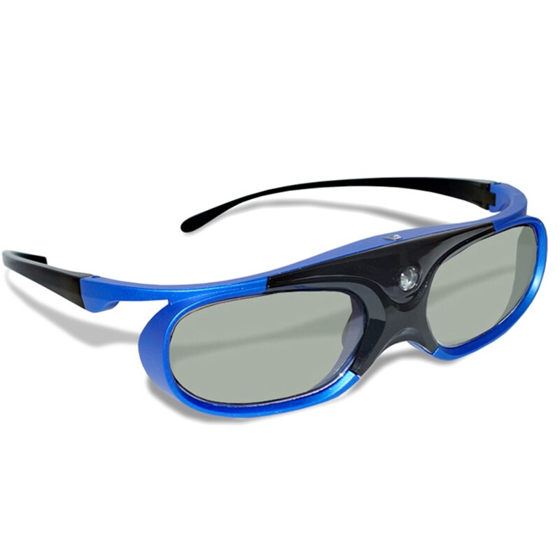 Lunettes rechargeables dlp link 3d à obturateur actif pour projecteurs xgimi  z3/z4/z6/h1/h2 nuts  g1/p2 benq acer et dlp link: Default Title