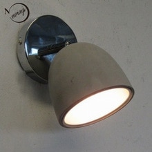 Moderne eenvoudige swing hoofd blaker beton wandlamp voor werkkamer nachtkastje slaapkamer wandlampen