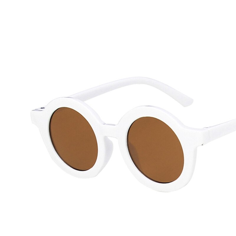 Gafas de sol de protección para bebés, lentes de sol de protección para la playa para niños, redondas, clásicas, Retro, 1-7 años, novedad de: S10 Baby Sunglasses