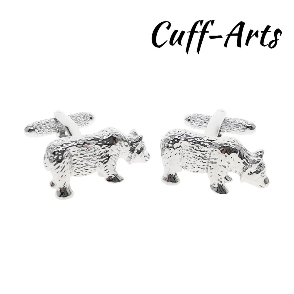 Herren Manschettenknöpfe Bär Manschettenknöpfe für Männer Gemelos Les Boutons De Manchette durch Cuffarts C10602