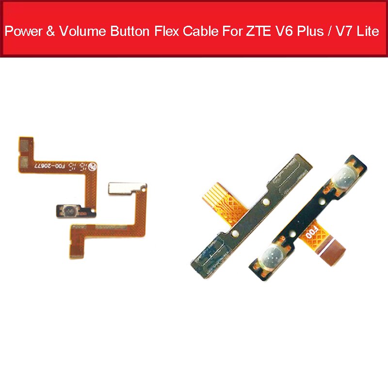 Power & Volume Zijknop Flex Kabel Voor Zte Blade V6 Plus / V7 Lite Volume Schakelaar Flex Lint vervangende Onderdelen