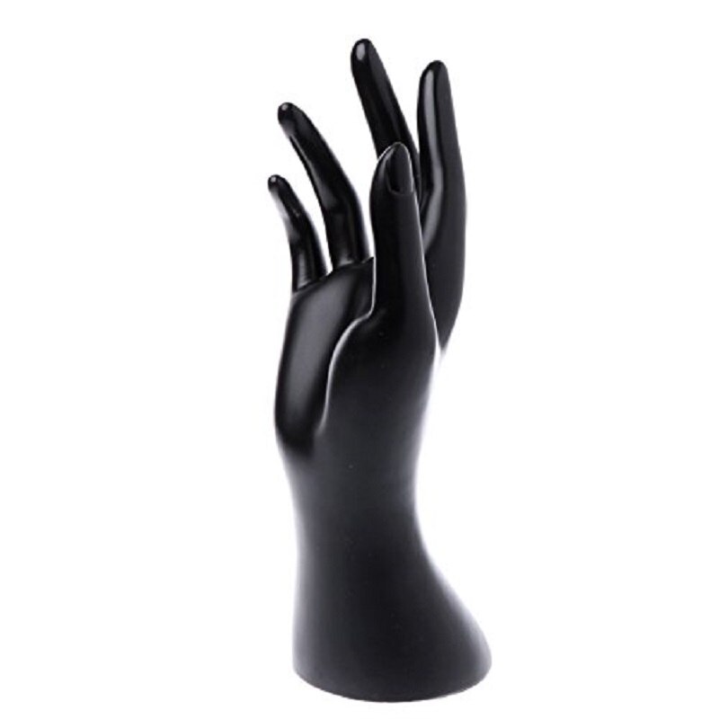Cammitever svart høyre mannequin spiker vise hånd smykker armbånd spiker ringe holder til utstillingsvindu